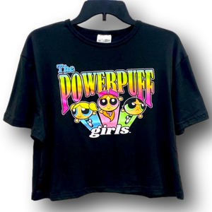 The Powerpuff Girls Graphic Crop Top T-Shirt - Size Medium - NWT
